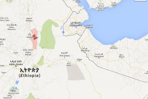 cartina Etiopia