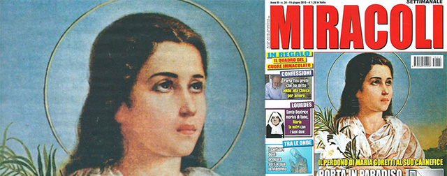 La rivista MIRACOLI parla di Santa Maria Goretti