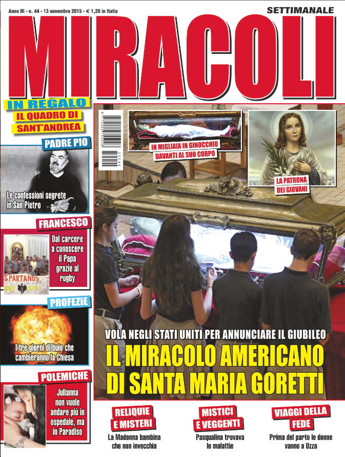 Le reliquie di S. Maria Goretti hanno conquistato l’America