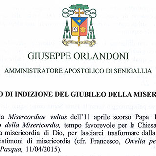 Decreto di indizione del Giubileo della Misericordia